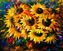 Без бренда «Собранный букет подсолнухов» в Чите