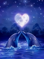 Без бренда «Дельфины под луной вида сердца» в Чите