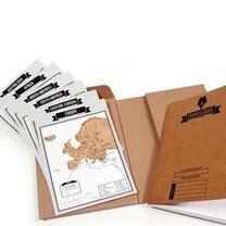 Без бренда «Скретч-карта мира стирающаяся. Карта путешествий» в Чите