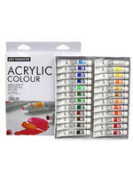 Без бренда «Коробка 24 шт.: Акриловые краски «Две картинки» 24 шт. по 12 мл, проф. пигмент» в Чите в интернет-магазине Без бренда «Коробка 24 шт.: Акриловые краски «Две картинки» 24 шт. по 12 мл, проф. пигмент» в Чите