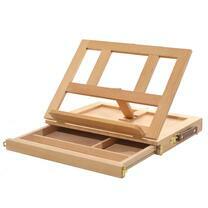 Без бренда «Коробка 10 шт.: Мольберт Две картинки этюдный ящик, настольный, хлопушка 30 см» в Чите