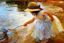 Без бренда «Девочка пытается спасти мяч» в Чите