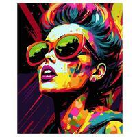 Без бренда «Яркая девушка в солнечных очках» в Чите