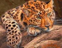 Грустный леопард