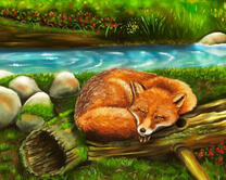 Без бренда «Рыжая лиса у реки» в Чите