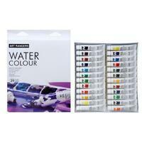 Без бренда «Коробка 24 шт.: Краски акварель «Две картинки» в тюбиках 24 шт. по 12 мл» в Чите