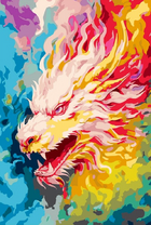 Без бренда «Разноцветный огненный дракон» в Чите в интернет-магазине  Без бренда «Разноцветный огненный дракон» в Чите