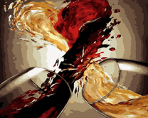 Слияние белого и красного вина