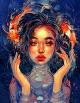 Без бренда «Девушка и карпы кои» в Чите