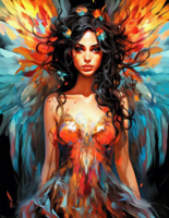 Без бренда «Девушка в ярком костюме в стиле фэнтези» в Чите в интернет-магазине Без бренда «Девушка в ярком костюме в стиле фэнтези» в Чите