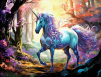 Без бренда «Единорог в фэнтезийном лесу» в Чите