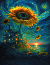 Без бренда «Фэнтези сюжет с подсолнухом» в Чите