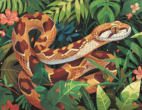 Без бренда «Маисовый полоз в зеленой листве» в Чите