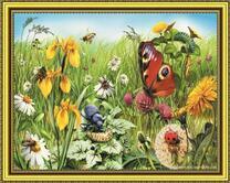 Насекомые на летней полянке