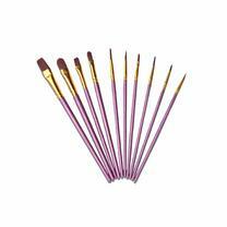 Без бренда «Кисти для рисования набор (10 шт) сиреневые» в Чите